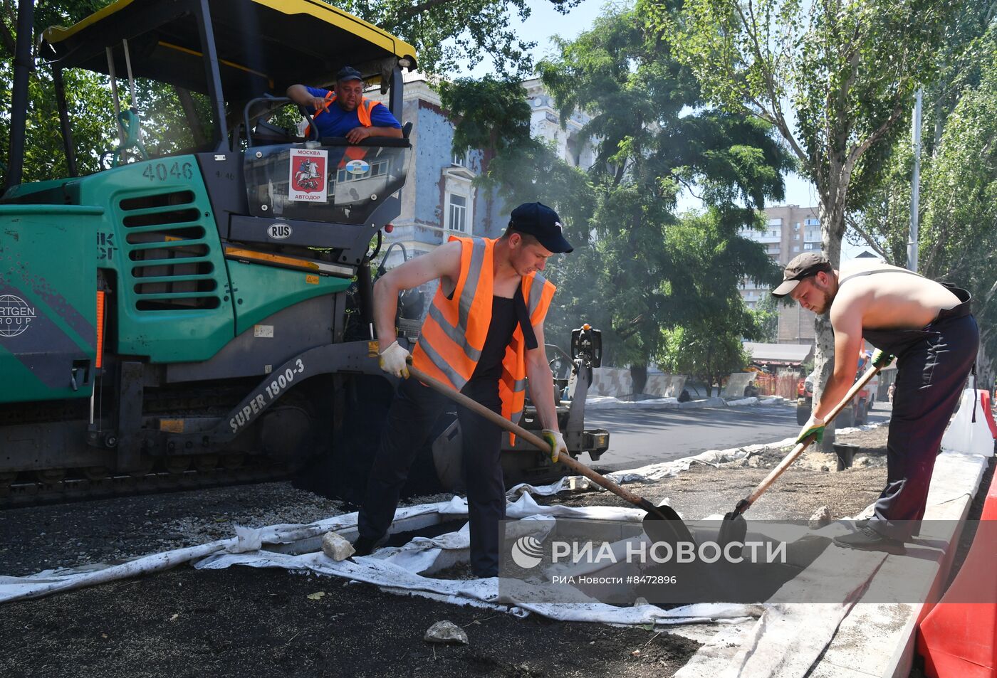 Благоустройство Луганска подрядчиками из Москвы
