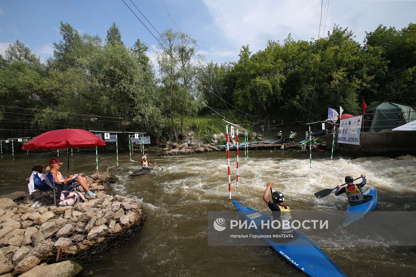 Всероссийские соревнования по гребному слалому в Тюмени