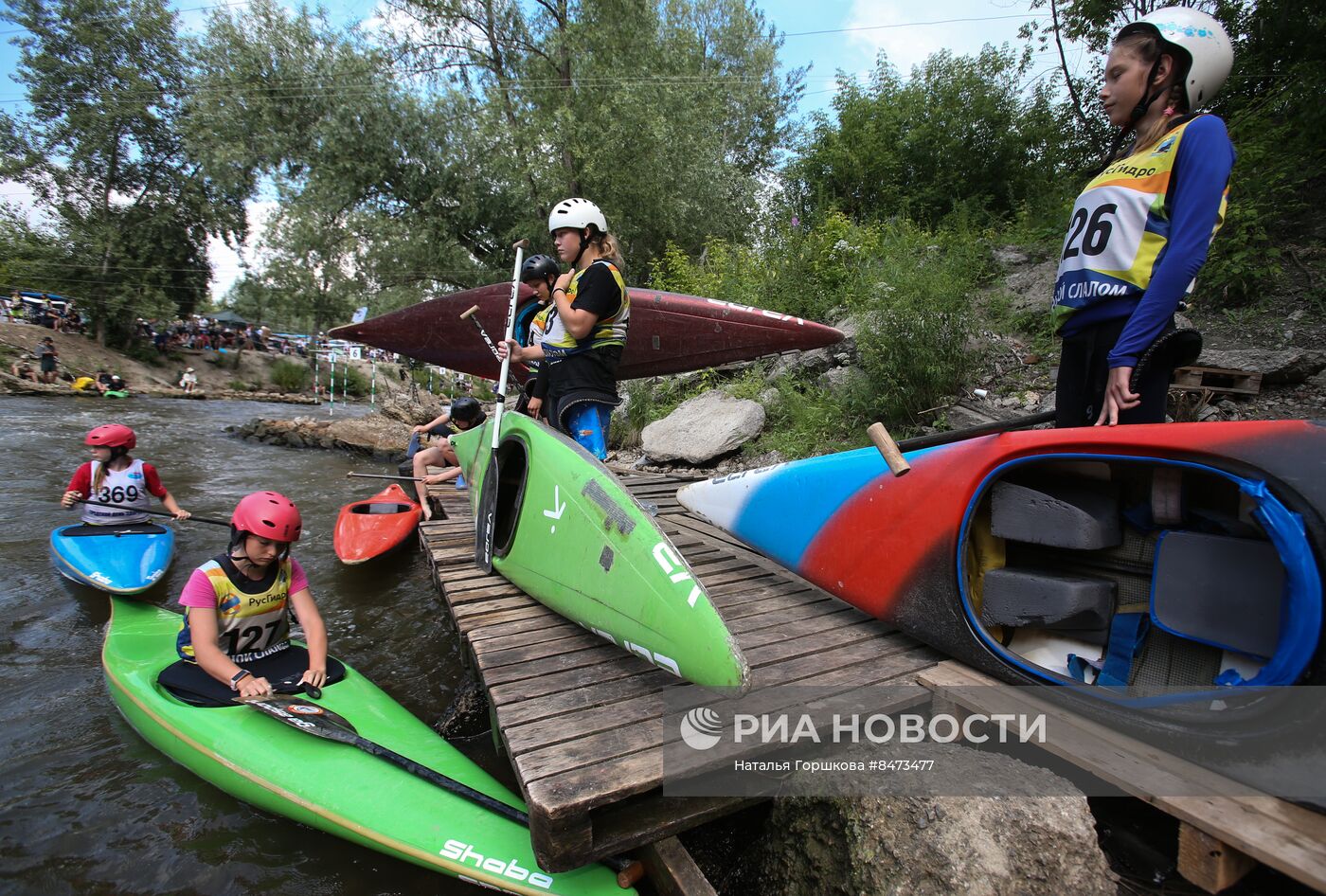 Всероссийские соревнования по гребному слалому в Тюмени