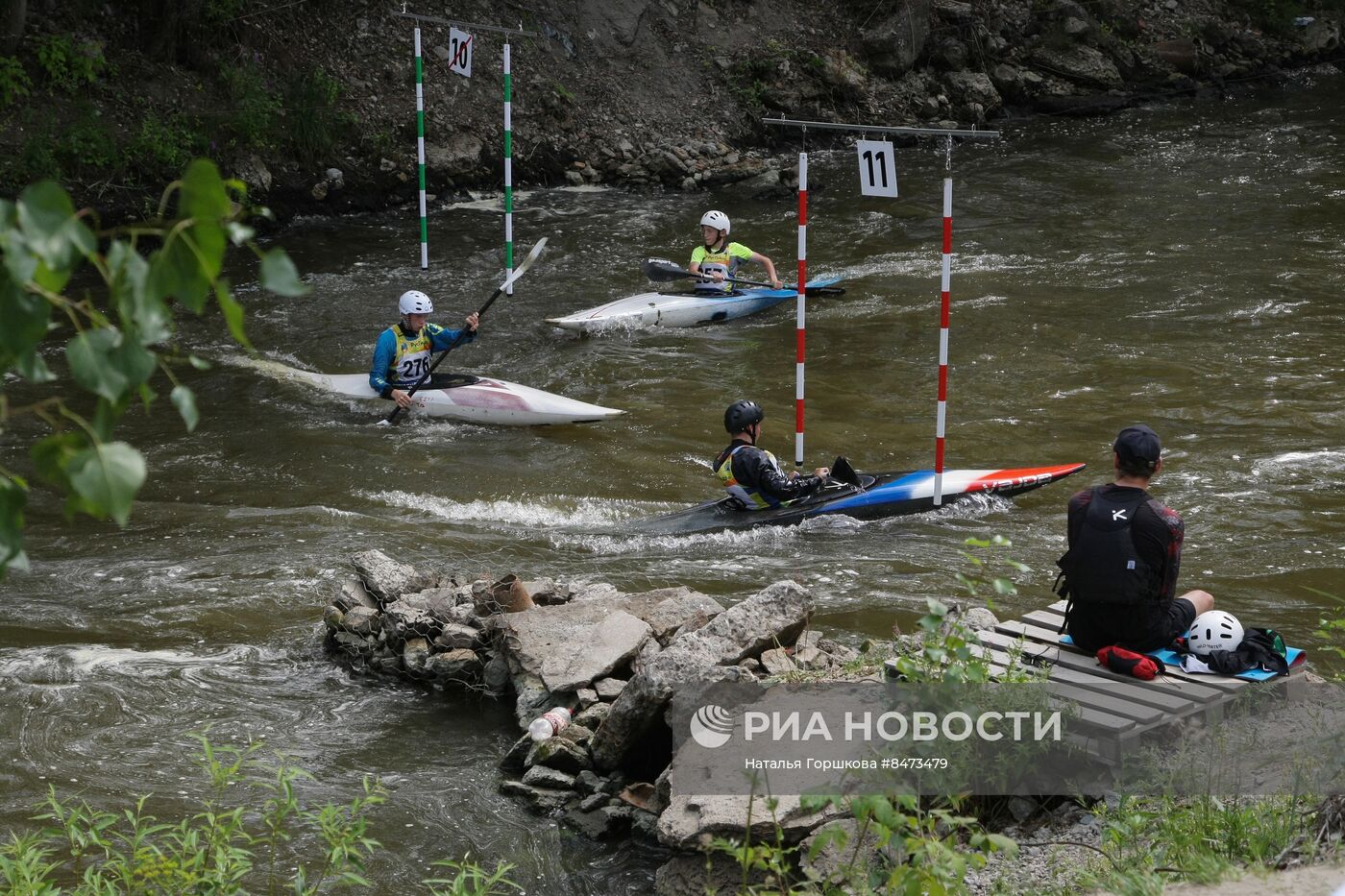 Всероссийские соревнования по гребному слалому в Тюмени