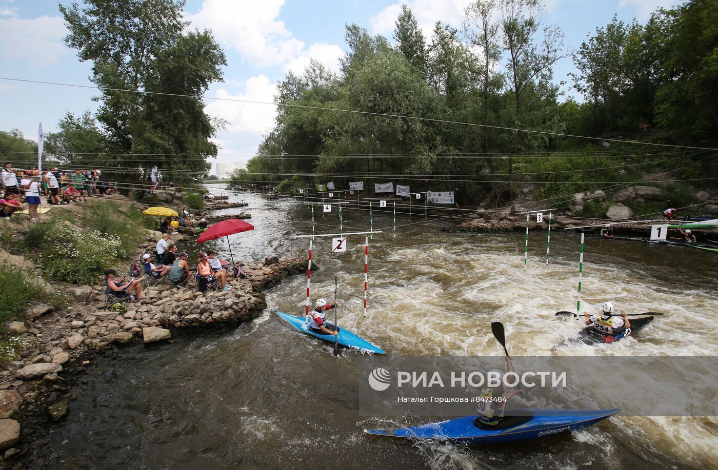 Всероссийские соревнования по гребному слалому в Тюмени