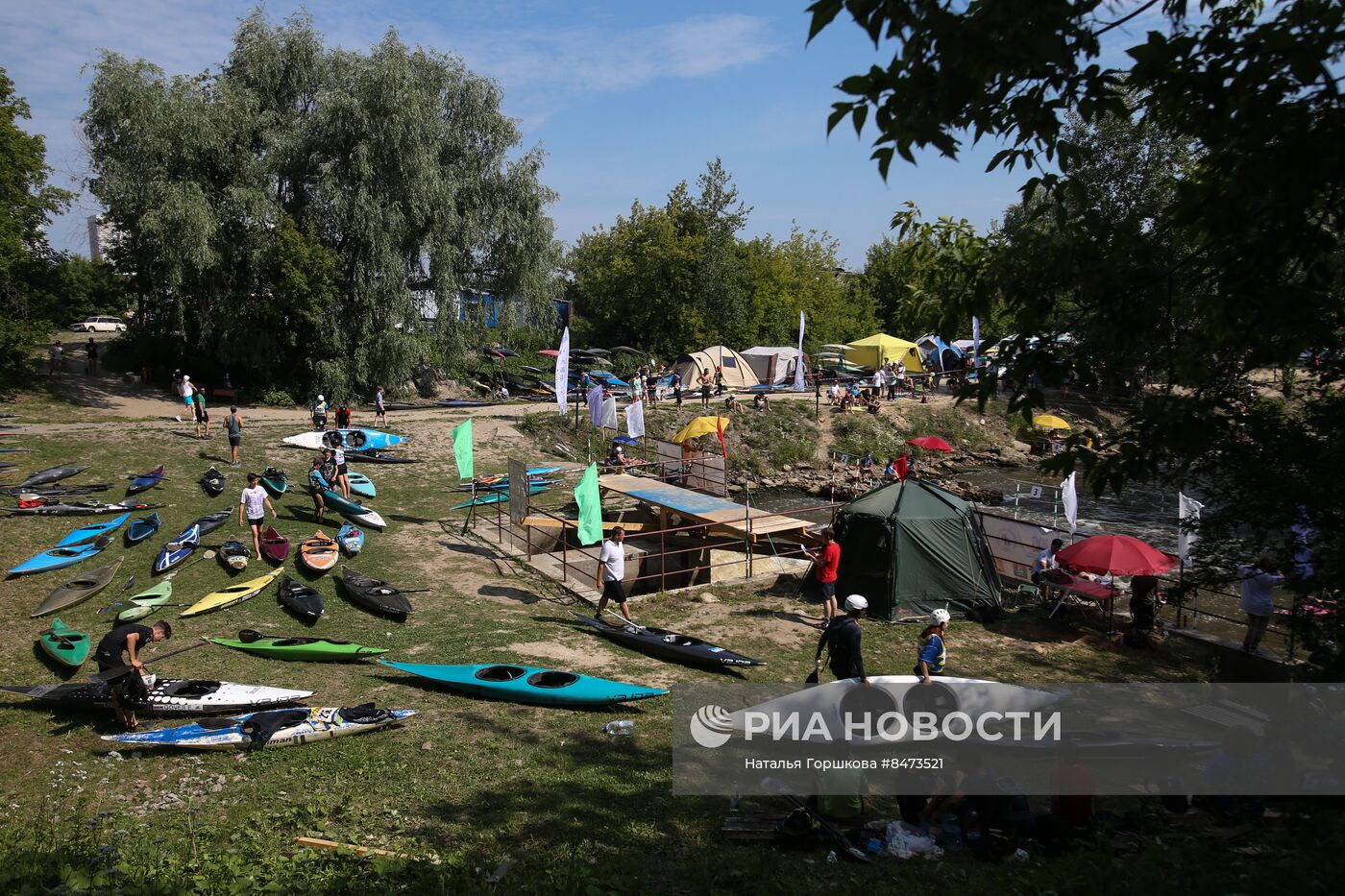 Всероссийские соревнования по гребному слалому в Тюмени