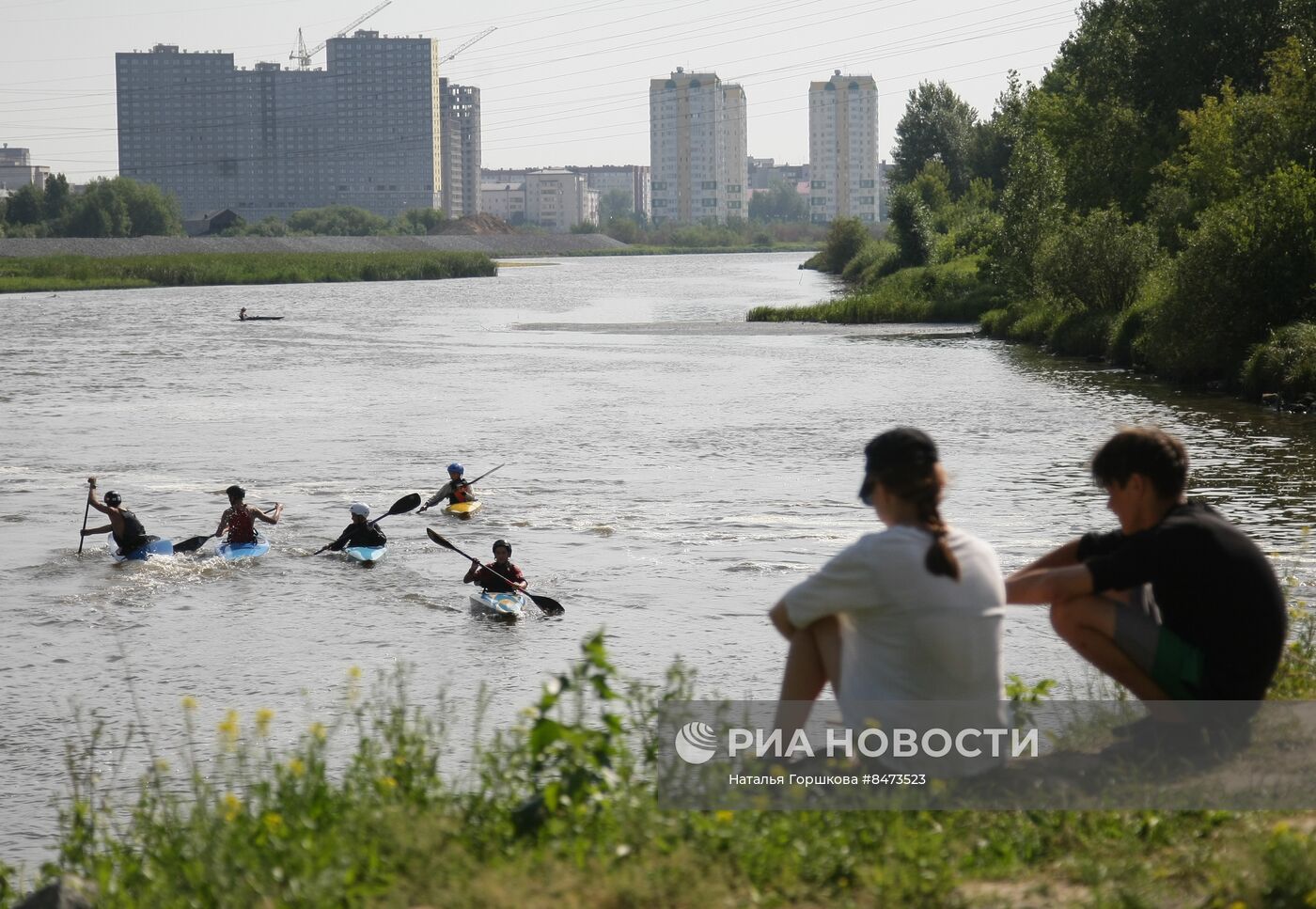 Всероссийские соревнования по гребному слалому в Тюмени