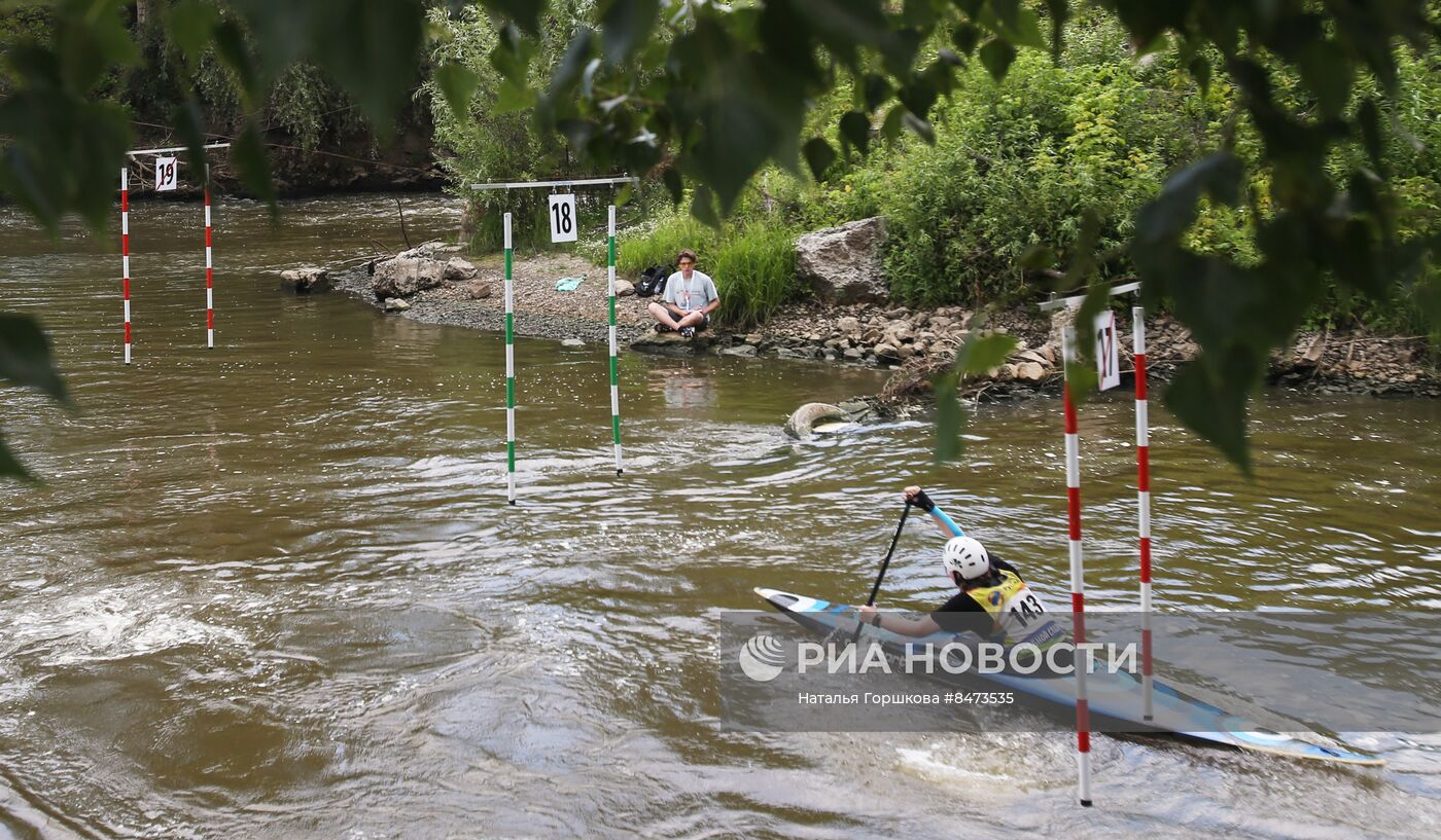 Всероссийские соревнования по гребному слалому в Тюмени