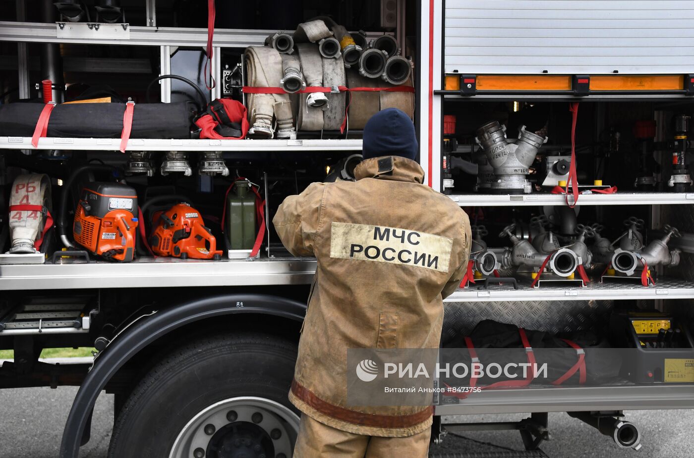Пожарно-тактические учения в театре Владивостока