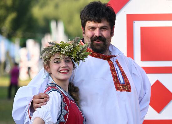 Празднование "Ивана Купалы" в Татарстане
