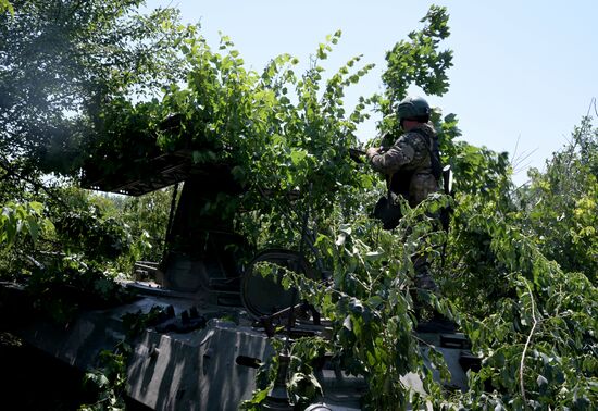 Работа ПВО второго армейского корпуса на Южном направлении