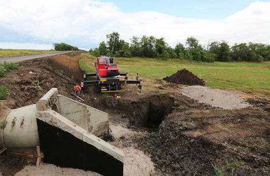 Восстановление дорожной инфраструктуры в ДНР