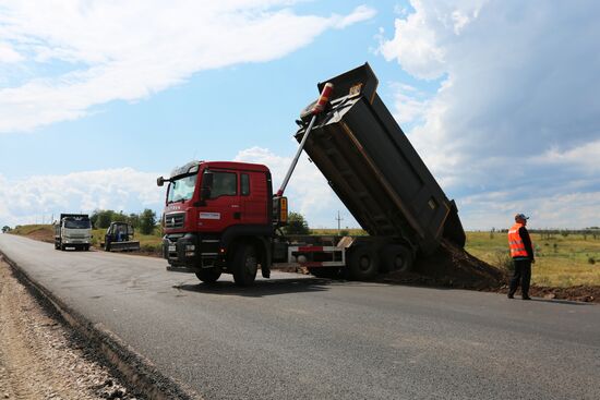 Восстановление дорожной инфраструктуры в ДНР