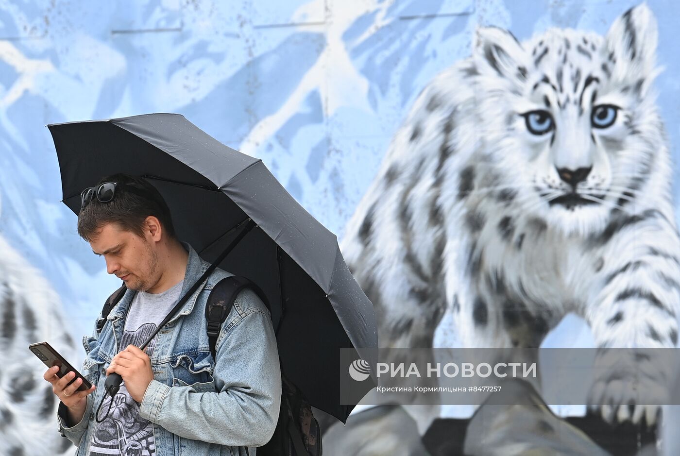 Холодная погода в Москве