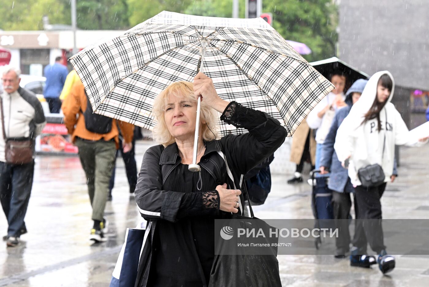 Холодная погода в Москве