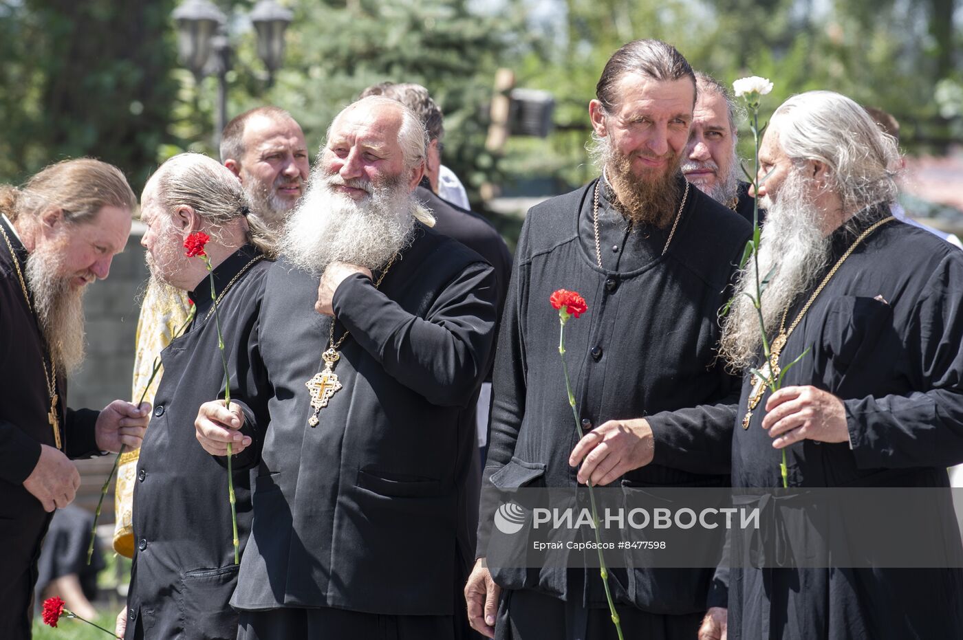 Открытие памятника А. Невскому в Казахстане