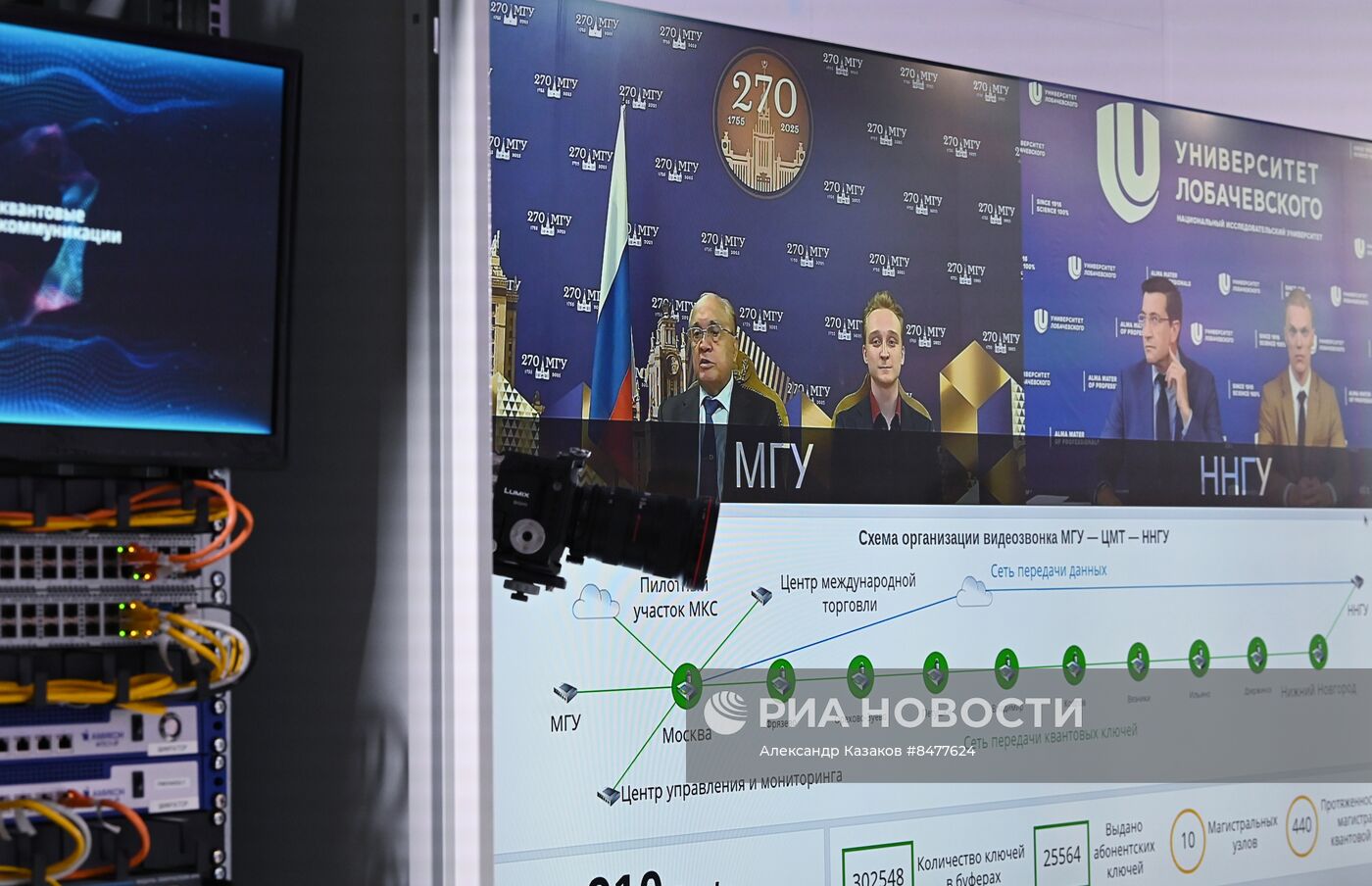 Президент РФ В. Путин посетил форум будущих технологий