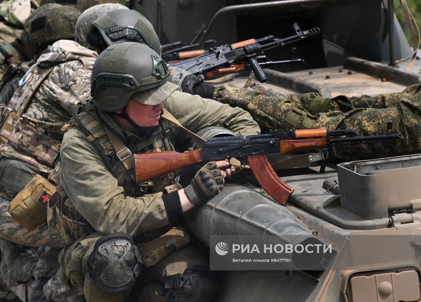 Учения морской пехоты ТОФ в Приморском крае