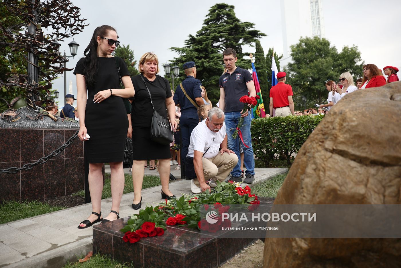 Открытие мемориала героям СВО в Туапсе