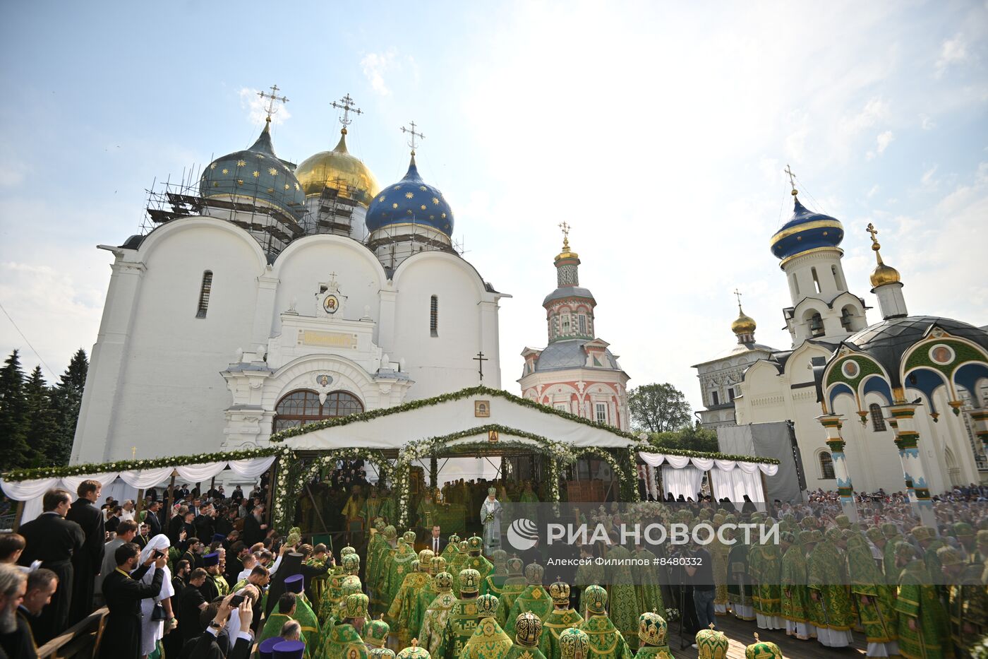 Патриаршее служение в Троицко-Сергиевой Лавре