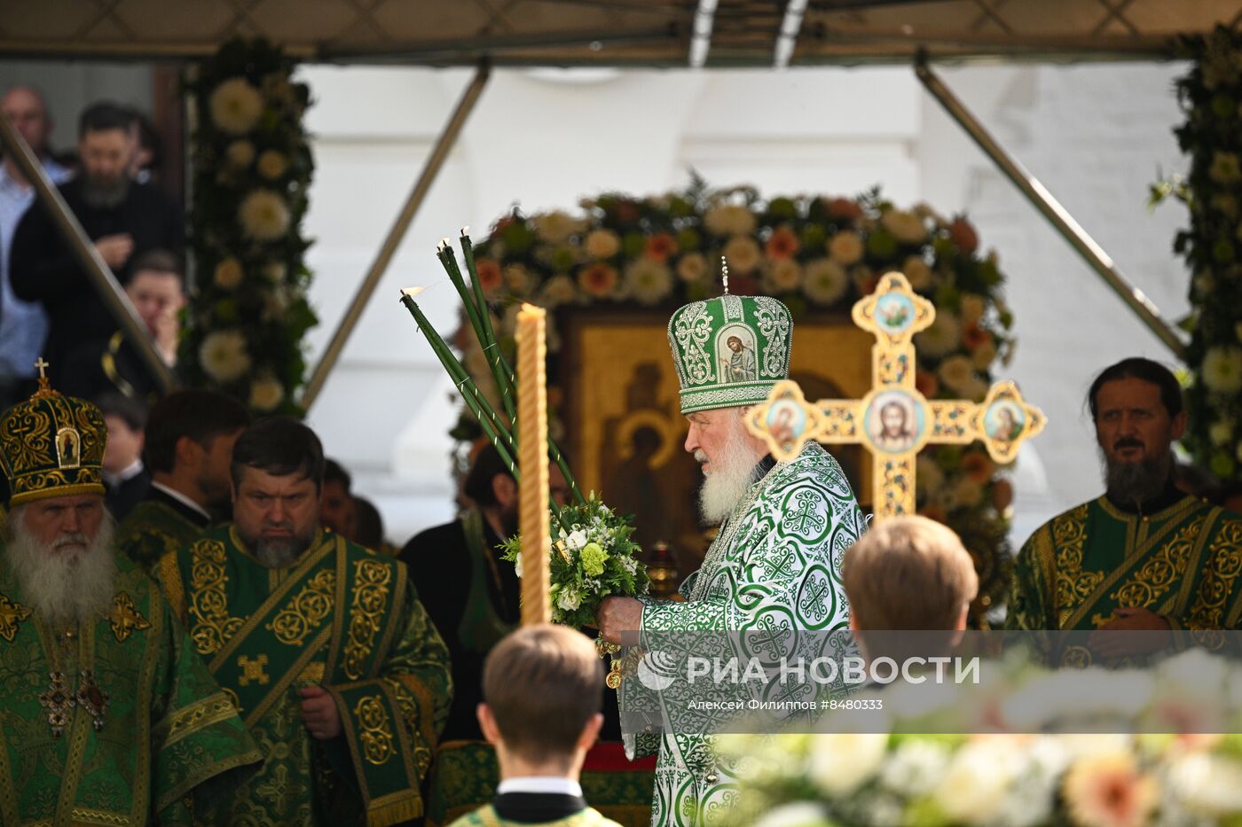 Патриаршее служение в Троицко-Сергиевой Лавре