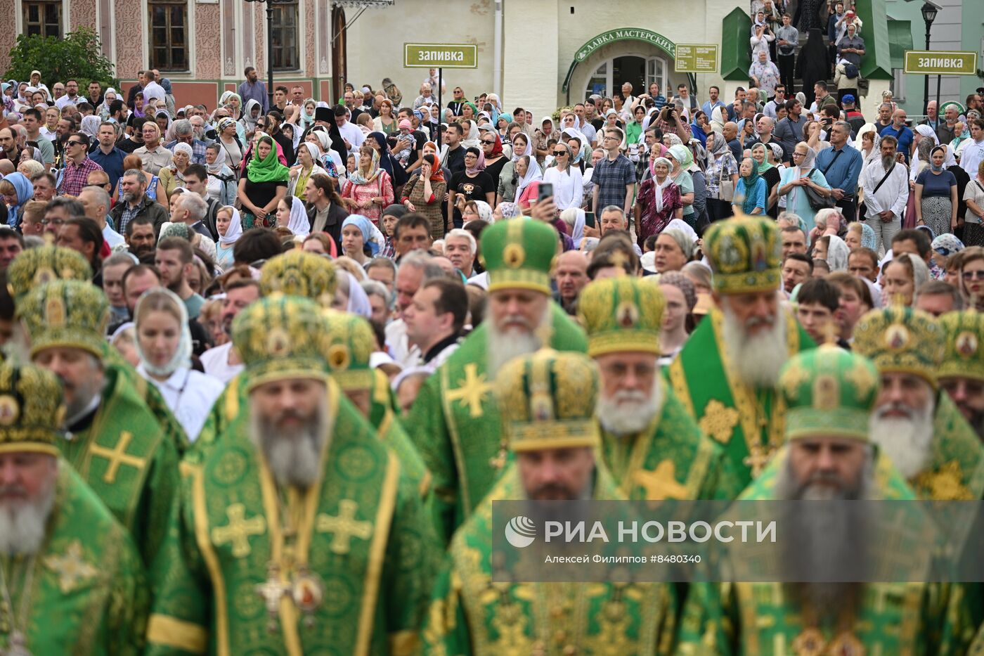 Патриаршее служение в Троицко-Сергиевой Лавре