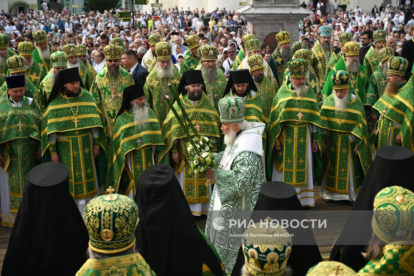 Патриаршее служение в Троицко-Сергиевой Лавре