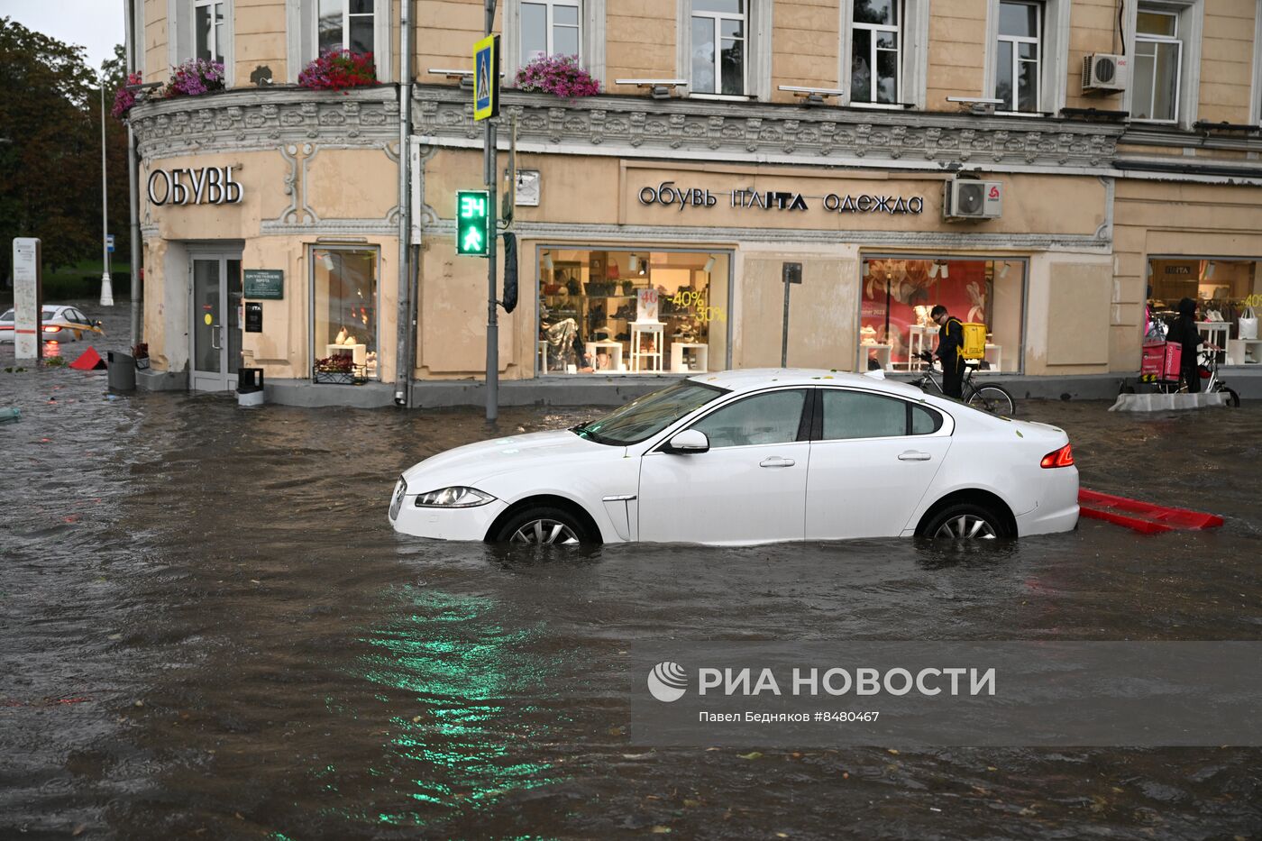 Сильный ливень в Москве