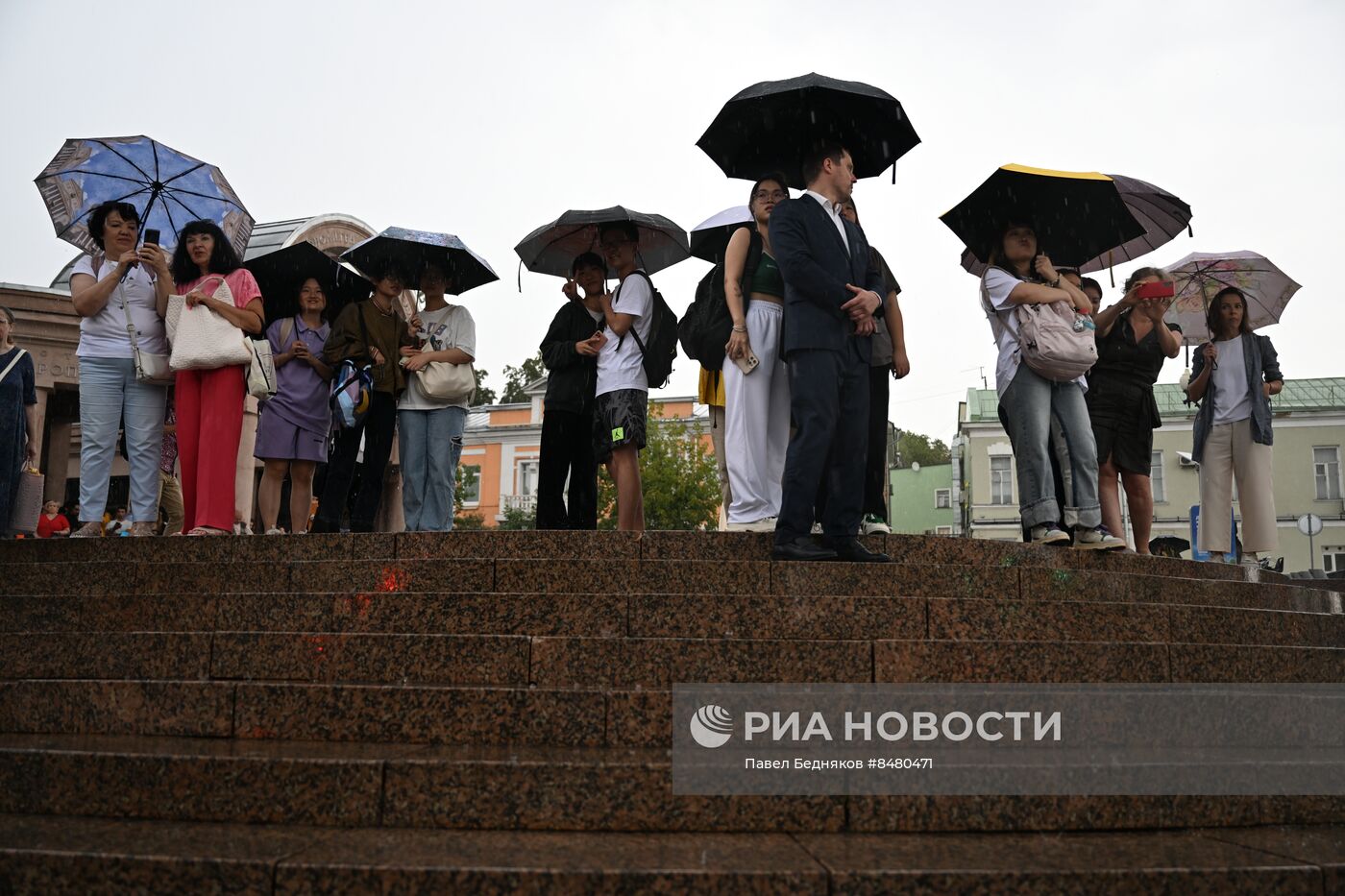 Сильный ливень в Москве