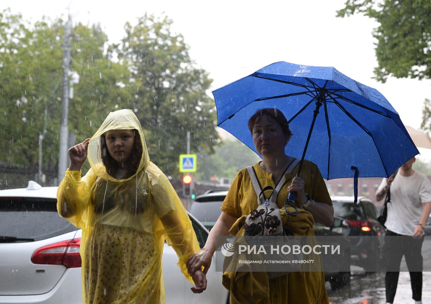 Сильный ливень в Москве