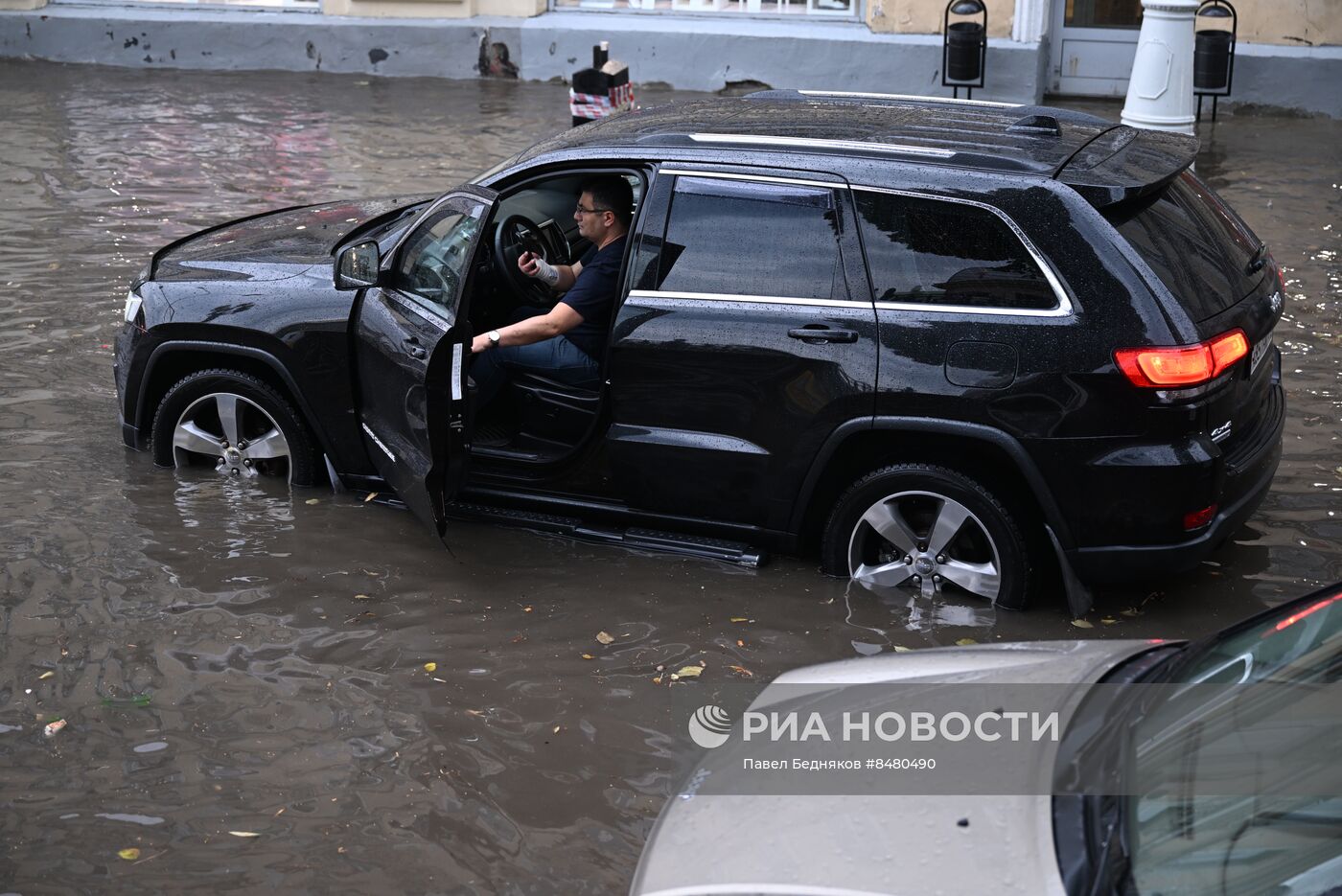 Сильный ливень в Москве