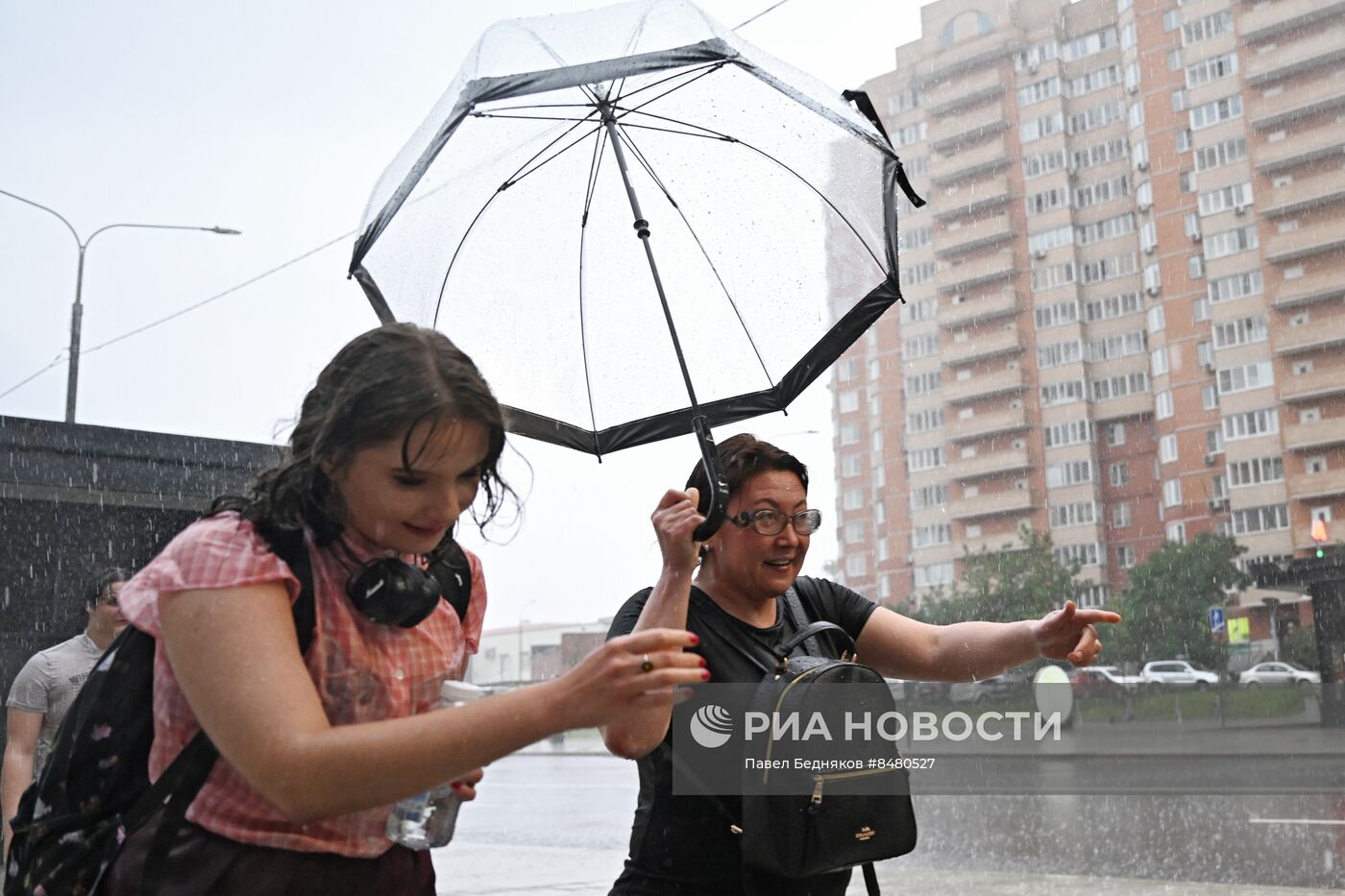 Сильный ливень в Москве