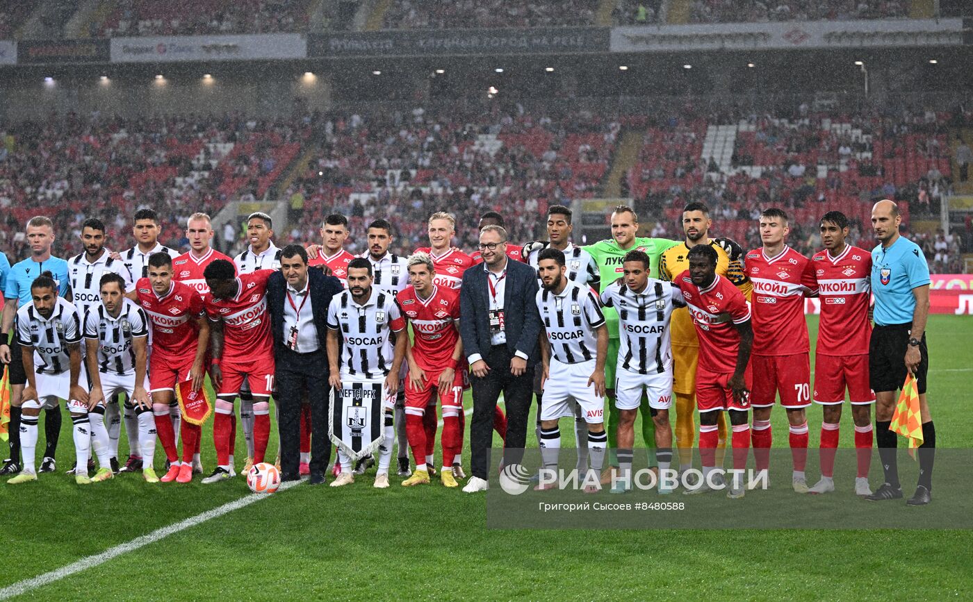 Футбол. Товарищеский матч. "Спартак" - "Нефтчи"