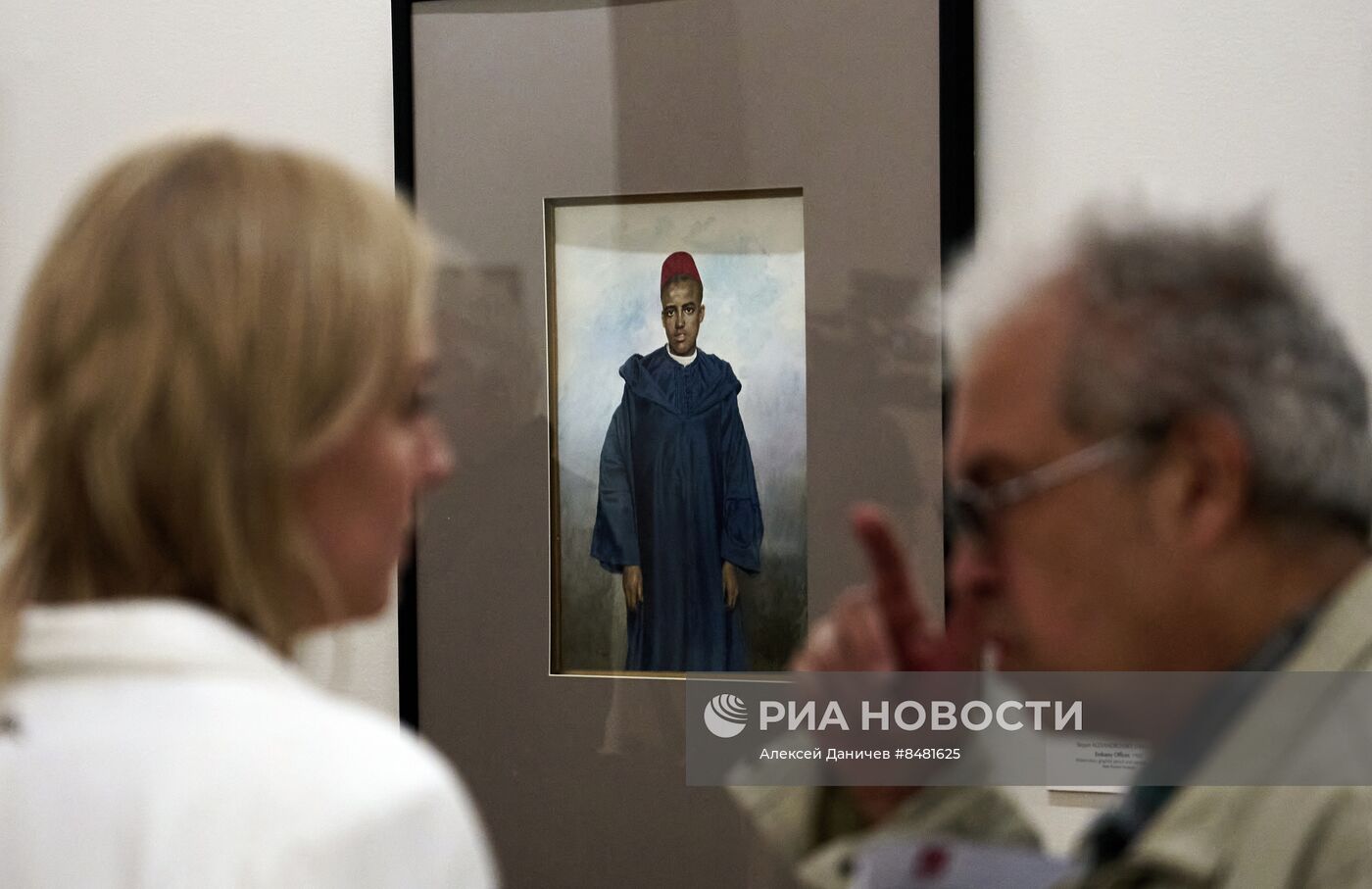 Пресс-показ выставки "Африка в русском искусстве" в Петербурге