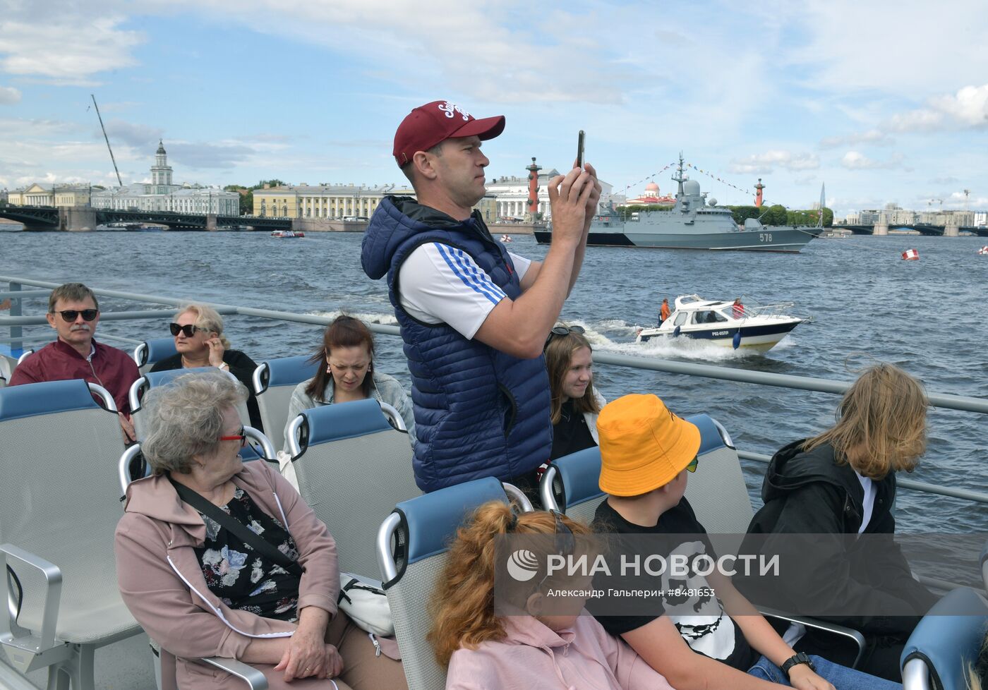Открытие линии скоростного пассажирского катамарана "Петербург - Кронштадт"