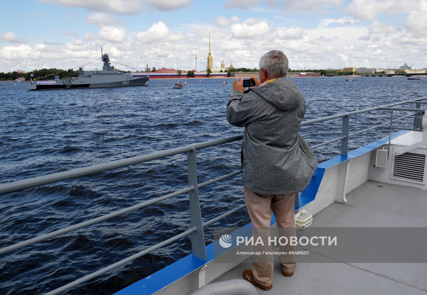 Открытие линии скоростного пассажирского катамарана "Петербург - Кронштадт"