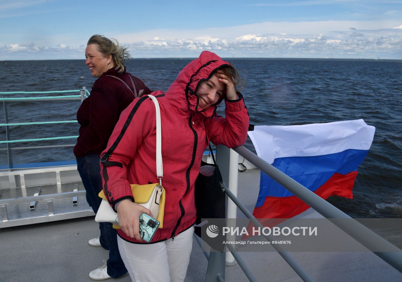 Открытие линии скоростного пассажирского катамарана "Петербург - Кронштадт"