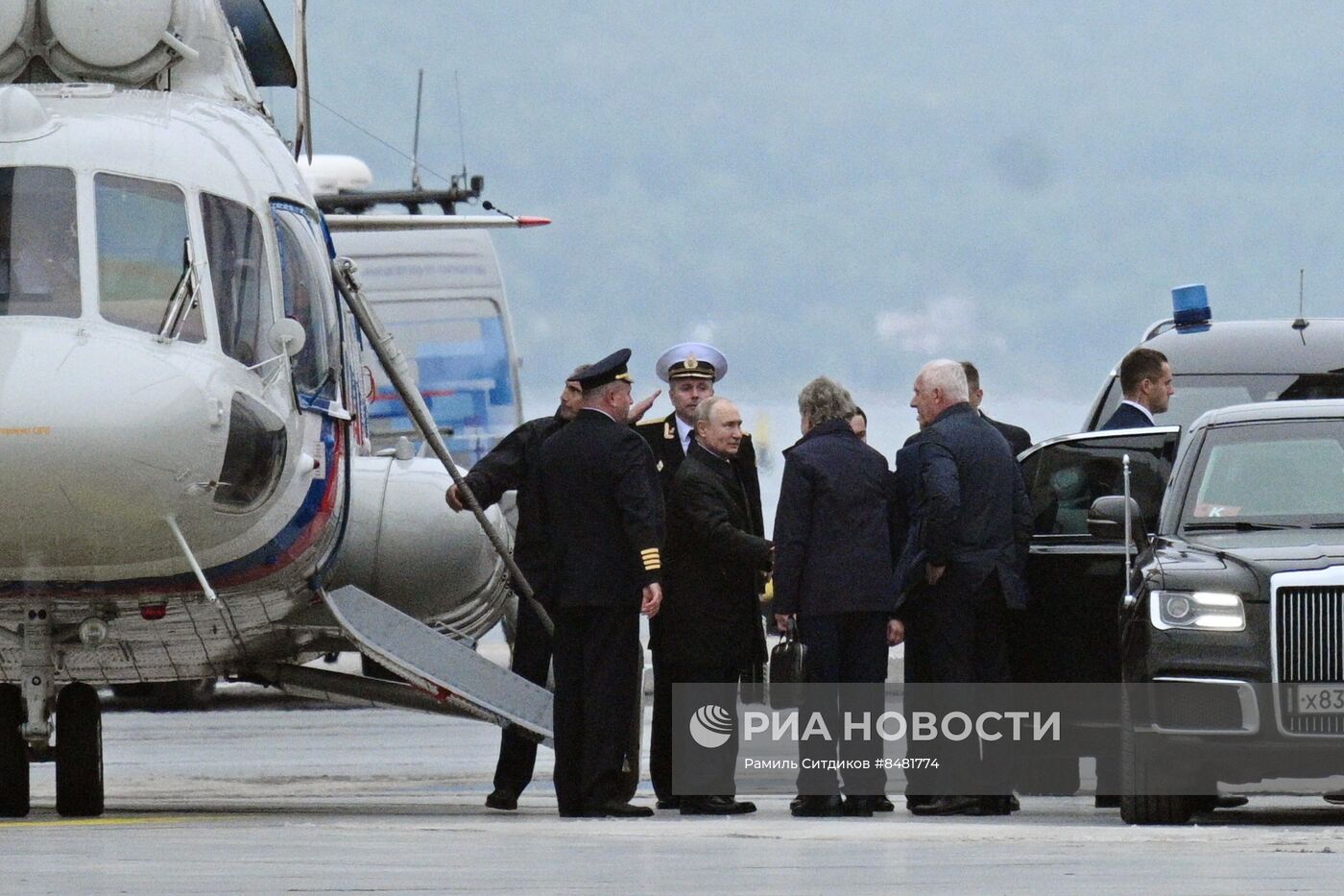 Рабочая поездка президента РФ В. Путина в Мурманскую область