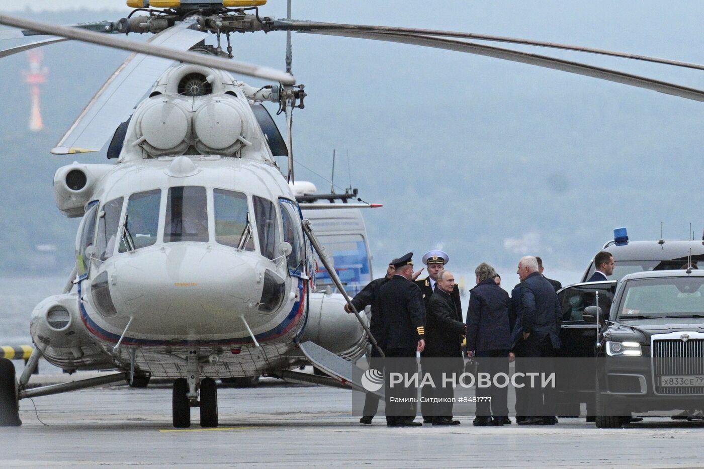 Рабочая поездка президента РФ В. Путина в Мурманскую область