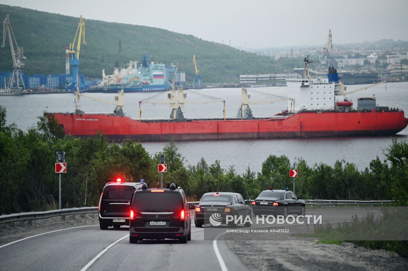 Рабочая поездка президента РФ В. Путина в Мурманскую область