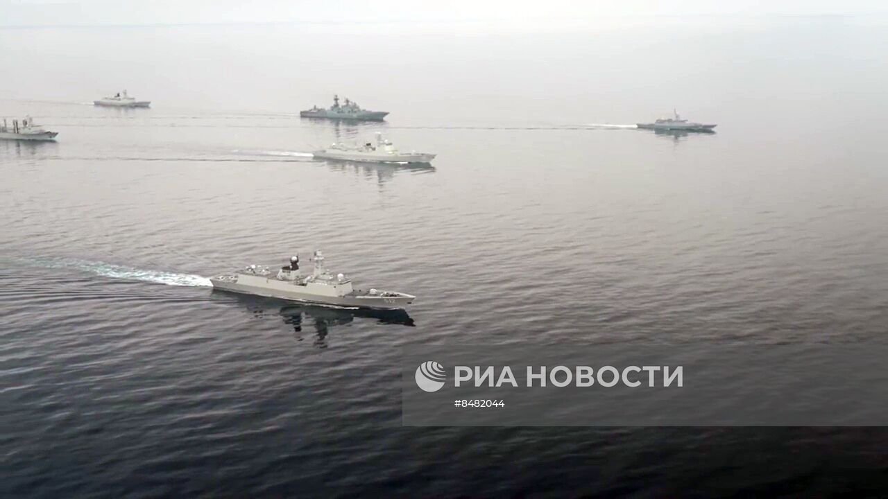 Совместные учения России и Китая в Японском море