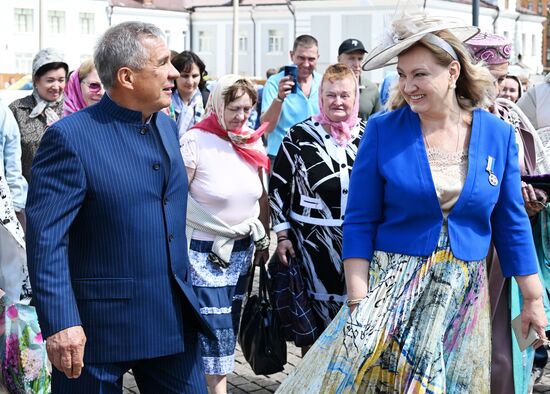 Благотворительная акция "Белый цветок" в Казани