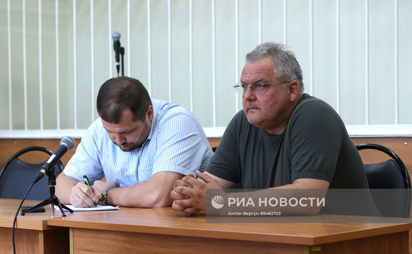 Заседание суда по делу бывшего вице-губернатора Белгородской области К. Полежаева