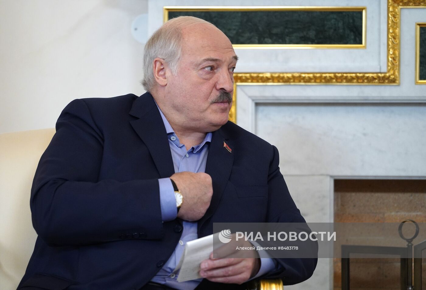 Встреча президента РФ В. Путина и президента Белоруссии А. Лукашенко