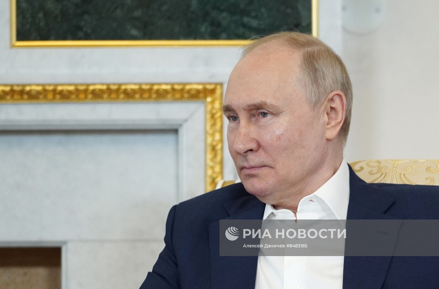 Встреча президента РФ В. Путина и президента Белоруссии А. Лукашенко