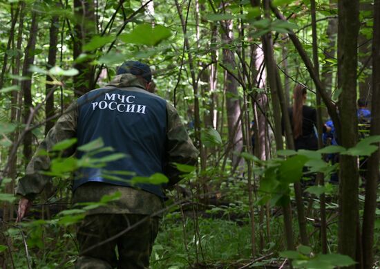 Учения добровольцев Национального центра помощи пропавшим детям в Казани