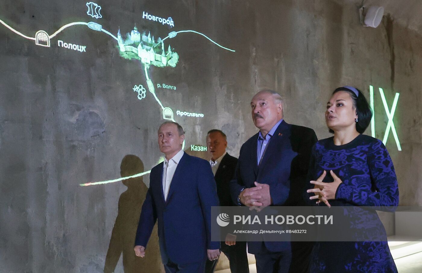 Встреча президента РФ В. Путина и президента Белоруссии А. Лукашенко