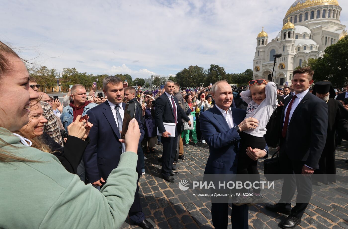 Встреча президента РФ В. Путина и президента Белоруссии А. Лукашенко