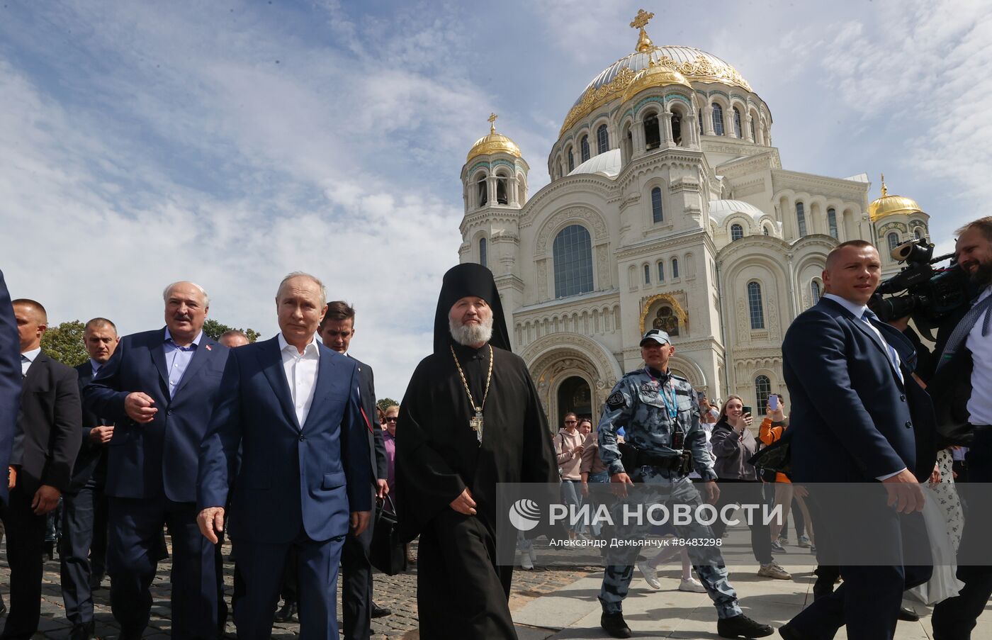 Встреча президента РФ В. Путина и президента Белоруссии А. Лукашенко