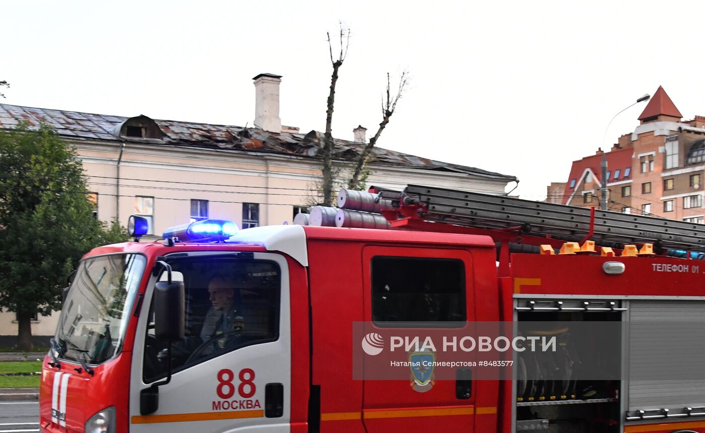 В Москве пресекли попытку атаки украинских беспилотников