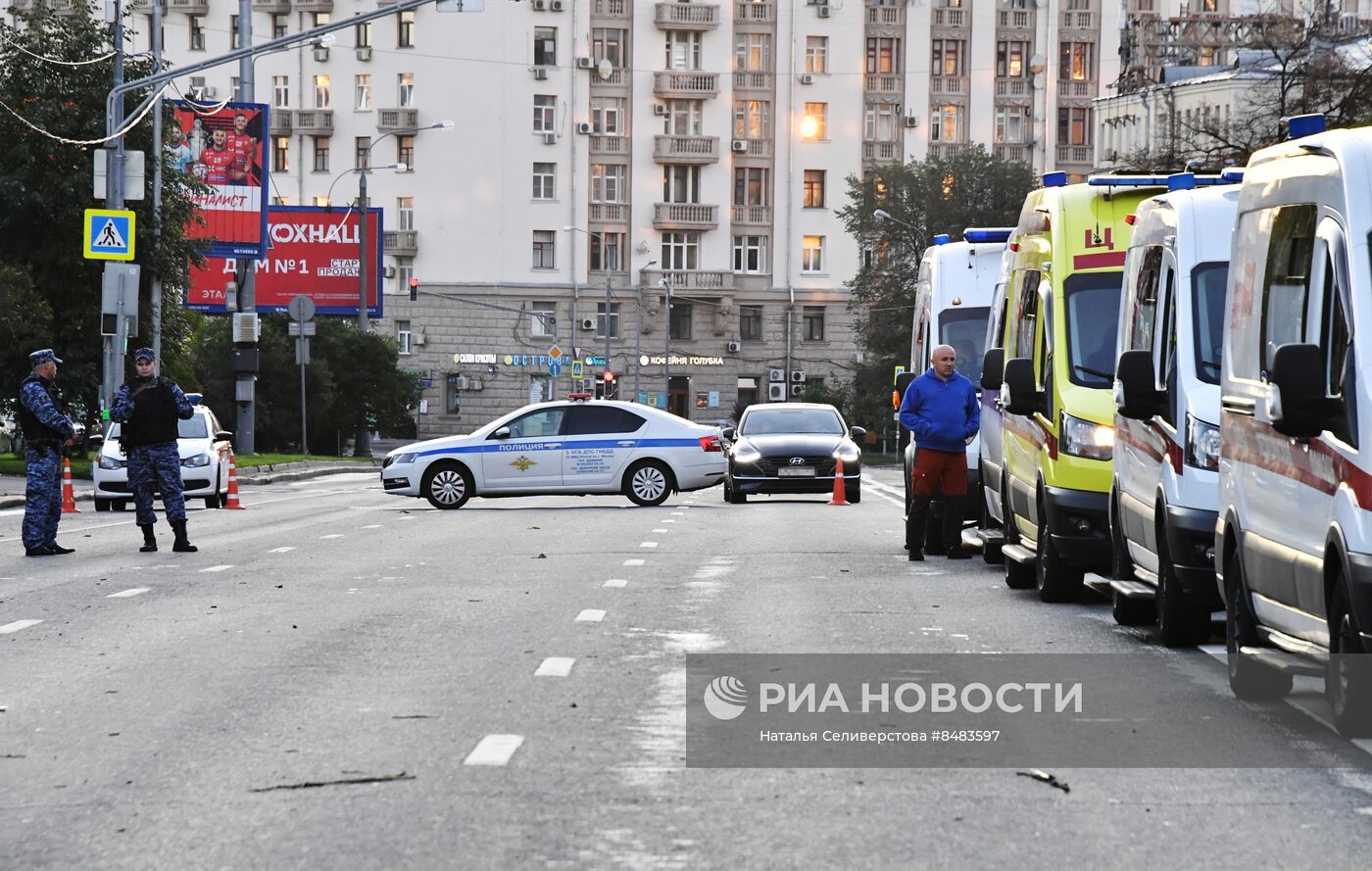 В Москве пресекли попытку атаки украинских беспилотников