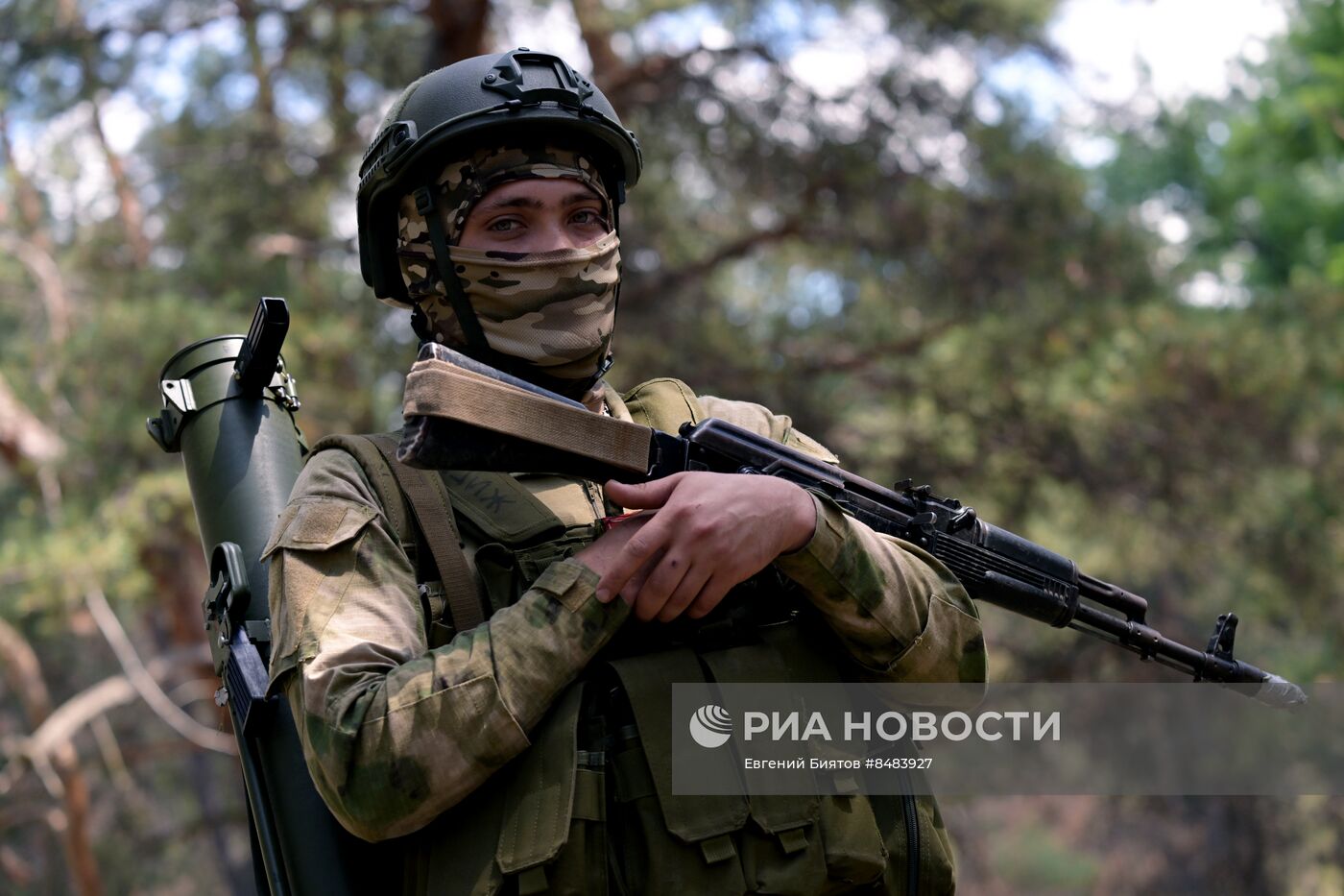 Боевая работа огнеметчиков ЦВО на Краснолиманском направлении