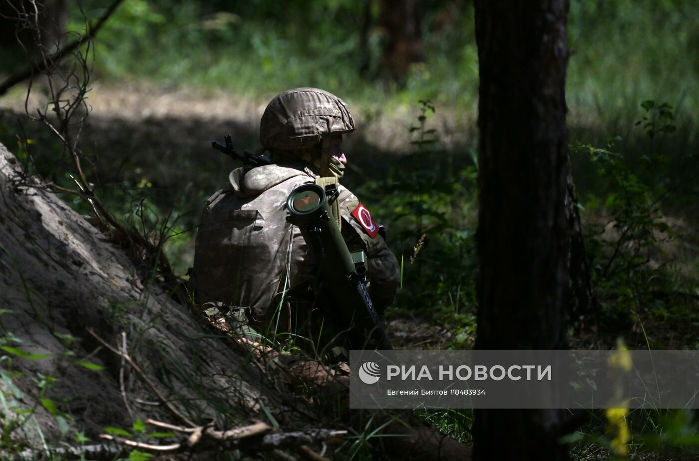 Боевая работа огнеметчиков ЦВО на Краснолиманском направлении