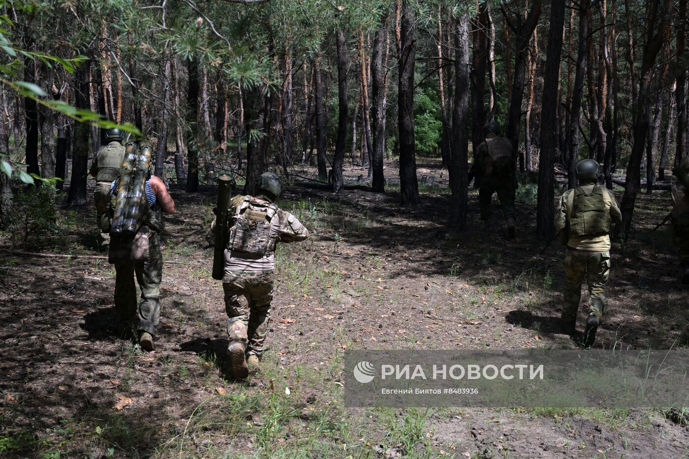 Боевая работа огнеметчиков ЦВО на Краснолиманском направлении